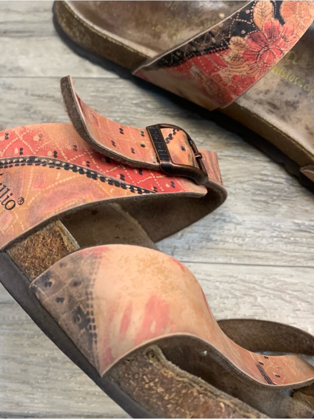 Birkenstock Papillio Mayari Strappy Buckle Floral Sandals - Picture 4 of 10